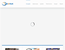 Tablet Screenshot of dorukiletisim.com